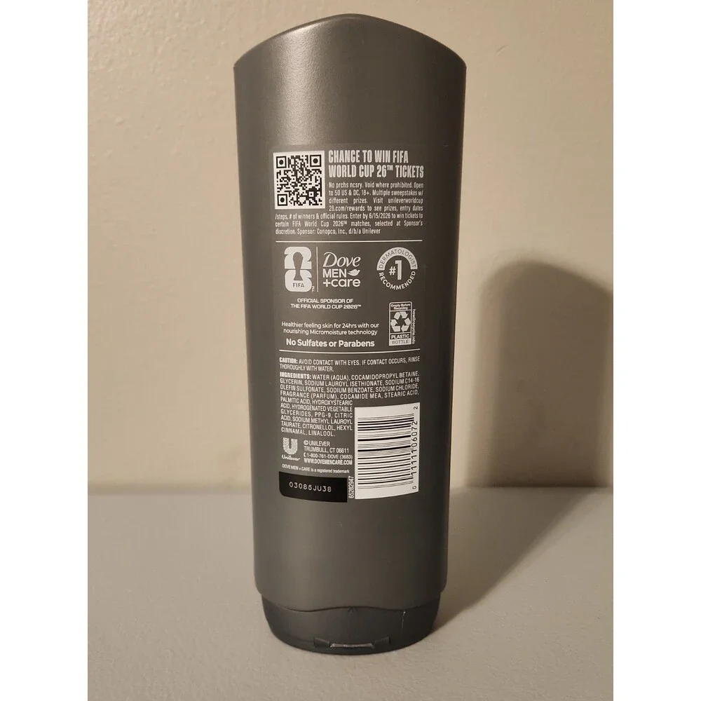 Dove Men Care All Star Comfort Body Face Wash Fifa World Cup 18 Oz Sandlewood